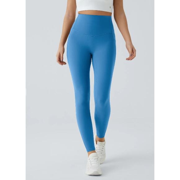 Halara UltraSculpt Leggings Small High Waisted Tummy Control Pocket Shaping S - Picture 1 of 10